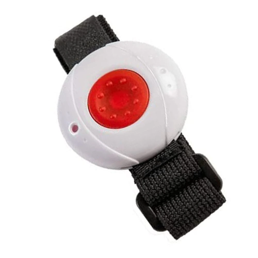 HELPLINE Hausnotruf-Set Mobil für Zwei mit Mini-Empfänger, Armband- und Umhängesender