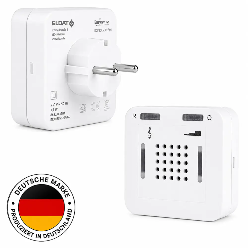 ELDAT Hausnotruf-Set RS16 mit Armbandsender und Quittierung | pflegerufset.de