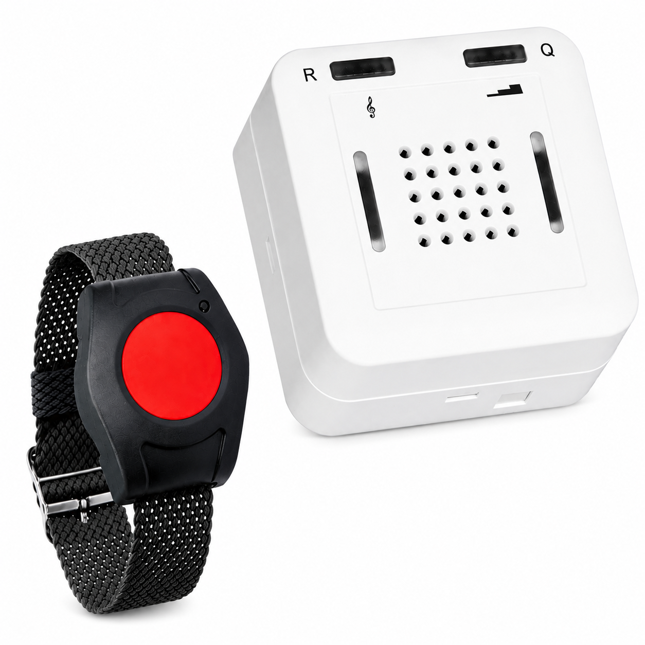 ELDAT Hausnotruf-Set RS16 mit Armbandsender und Quittierung