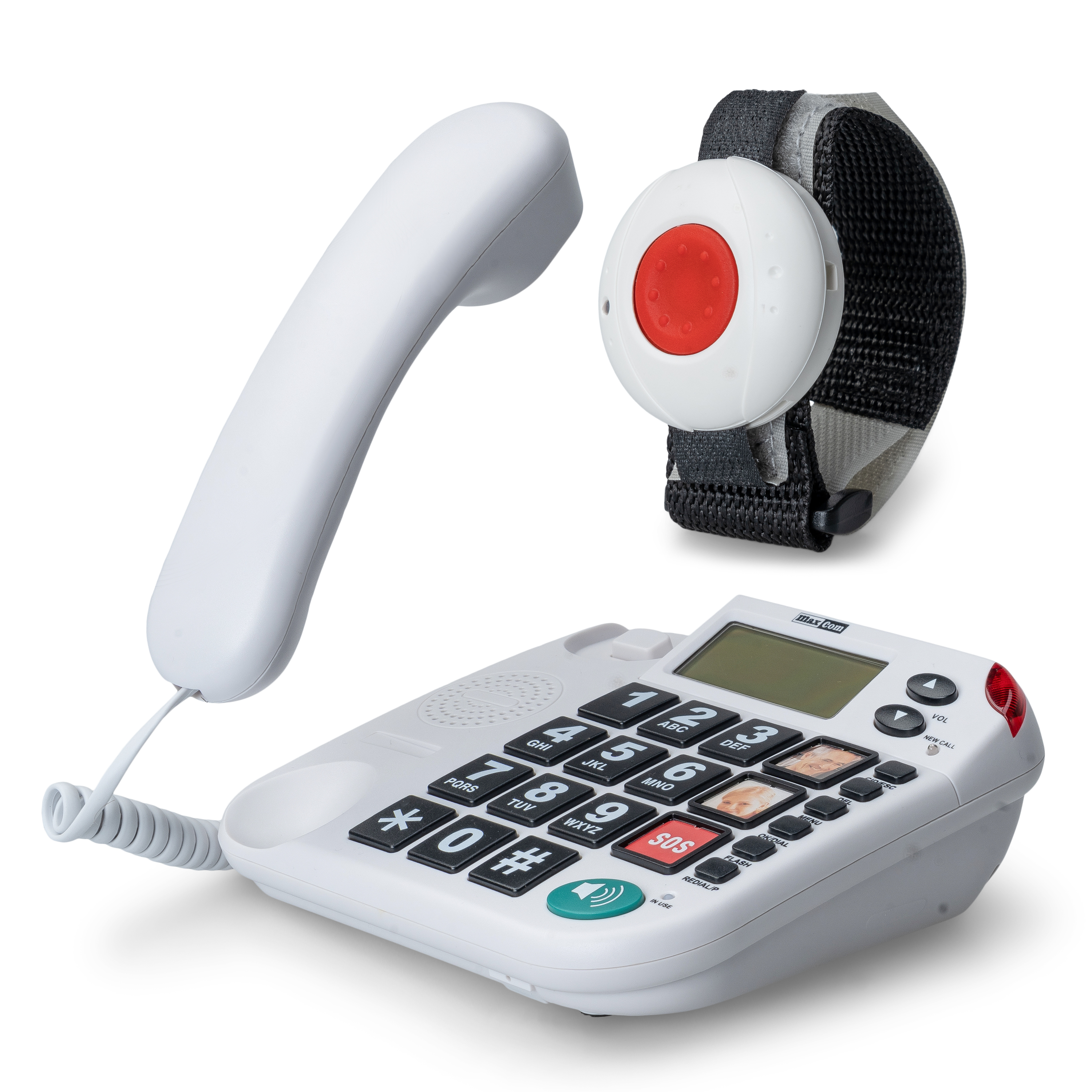 MAXCOM  KXT SOS 481 Seniorentelefon mit  Armbandsender