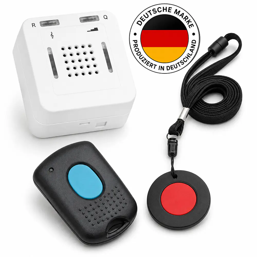 ELDAT Sicherheitspaket 2 - Hausnotruf mit Halsbandsender und Quittierung