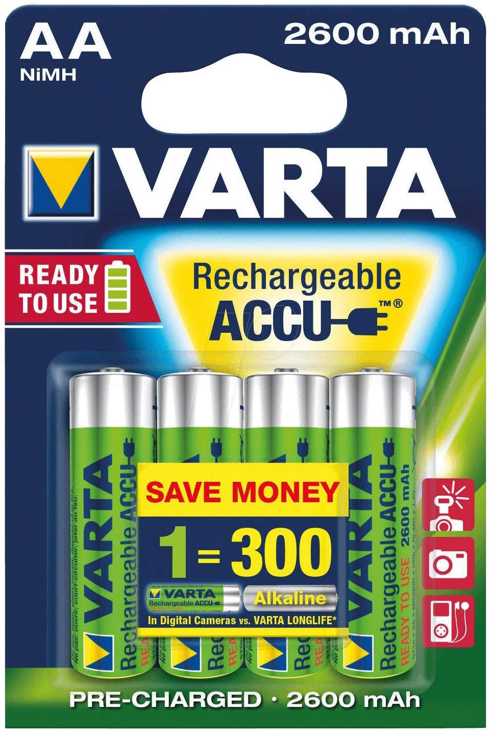 VARTA Premium Akku- & Ladeset (Für HelpLine Mini Empfänger)